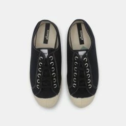 Novesta Star Master Contrast Stitching Shoes Black Beige Ecru