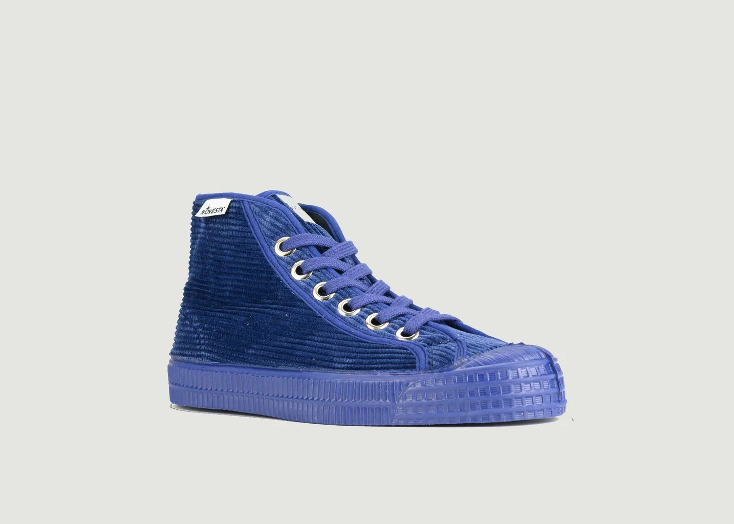 Novesta Electric Blue Star Dribble Corduroy High Top Sneakers 3 Novesta Electric Blue Star Dribble Corduroy High Top Sneakers
