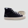 Novesta Star Dribble Hi-top Plimsoll - Black/beige/ecru 1 Novesta Star Dribble Hi-top Plimsoll - Black/beige/ecru