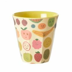 Rice by Rice Bicchiere In Melamina Medium - Happy Fruits