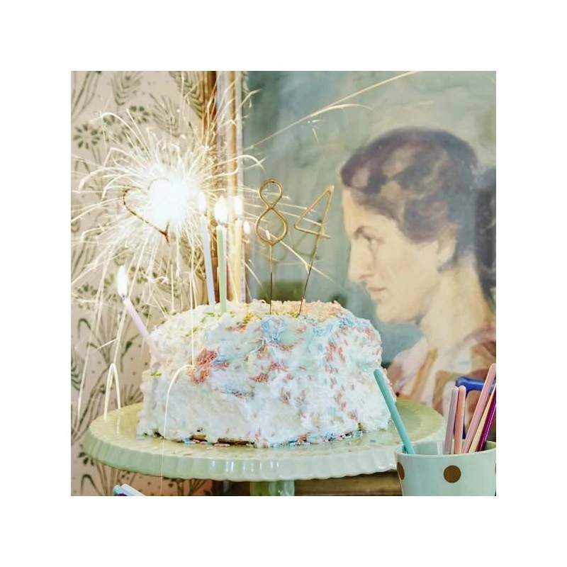 Rice by Rice Candele Compleanno Scintille Diversi Numeri 3 Rice by Rice Candele Compleanno Scintille Diversi Numeri