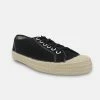 Novesta Star Master Contrast Stitching Shoes Black Beige Ecru