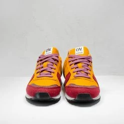 Novesta Pumpkin Multicolour Universal Works Marathon Felt Trainer