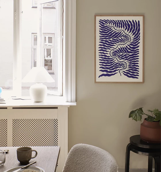 The Poster Club Linnéa Andersson Little Blue Print 3 The Poster Club Linnéa Andersson Little Blue Print