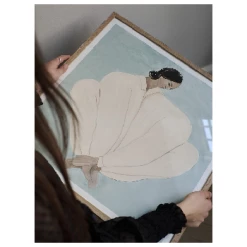 The Poster Club Sofia Lind, Meet me at Jaures - 50x50cm 14 The Poster Club Sofia Lind, Meet me at Jaures - 50x50cm