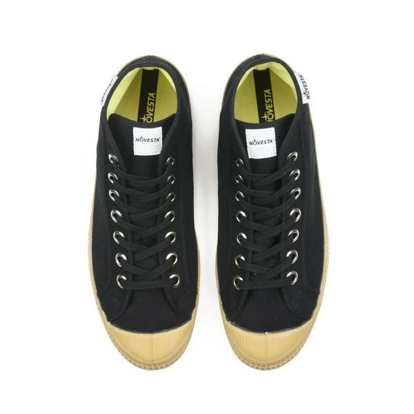 Novesta Star Dribble Hi Top Plimsoll Black Transparent 3 Novesta Star Dribble Hi Top Plimsoll Black Transparent