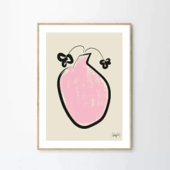 The Poster Club Sofia Freixas Pink Vase Print 30x40cm