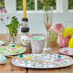 Rice by Rice Easter Print Melamine Tray/Green 6 Rice by Rice Easter Print Melamine Tray/Green