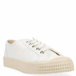 Novesta Star Master Contrast Trainer In White & Grey