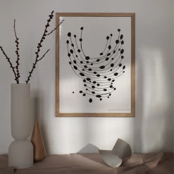 The Poster Club Leise Dich Abrahamsen Dancing Dots Print