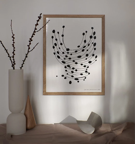 The Poster Club Leise Dich Abrahamsen Dancing Dots Print 3 The Poster Club Leise Dich Abrahamsen Dancing Dots Print