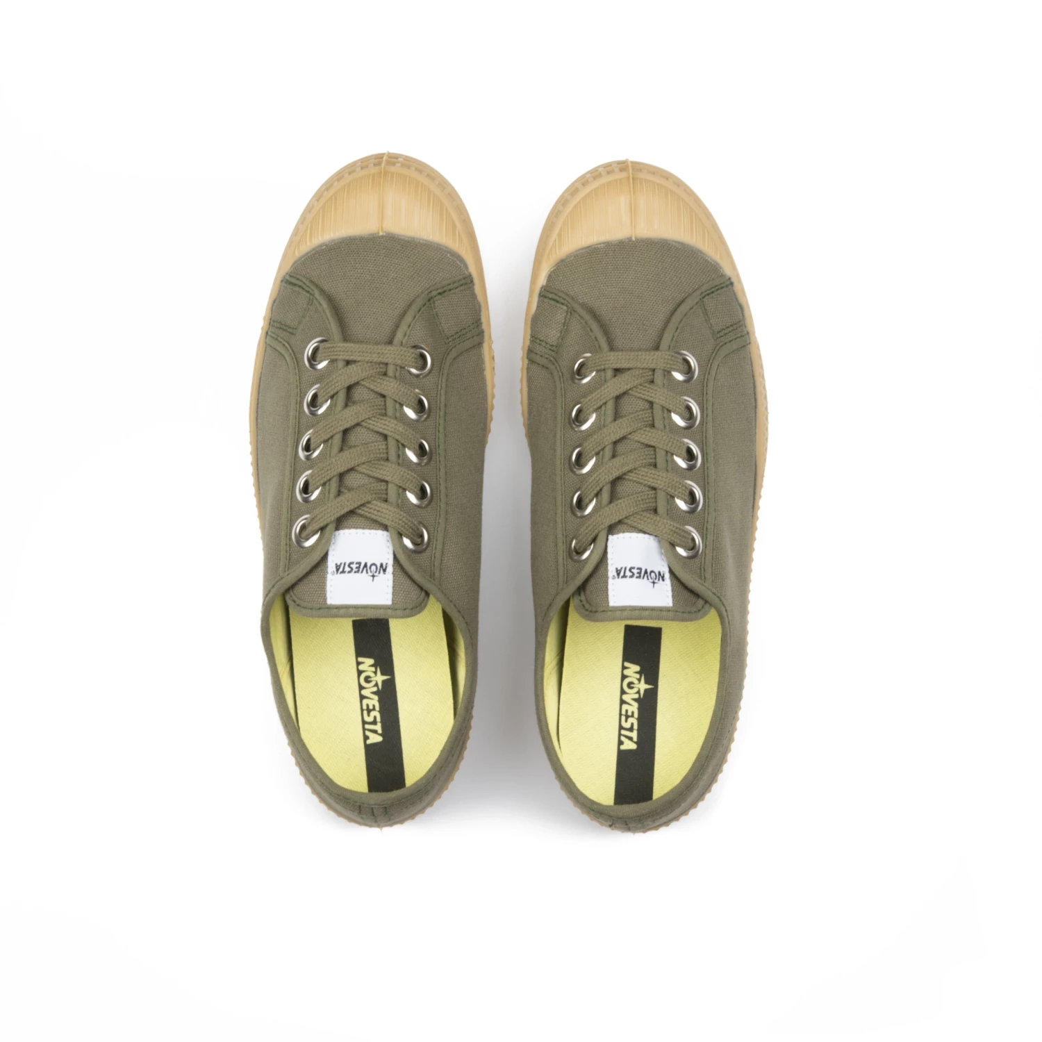 Novesta Star Master Plimsolls Sneakers (Military Green/Transparent) 4 Novesta Star Master Plimsolls Sneakers (Military Green/Transparent)