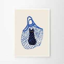 The Poster Club Chloe Purpero Johnson, The Cats in the Bag Print - 50x70cm 10 The Poster Club Chloe Purpero Johnson, The Cats in the Bag Print - 50x70cm