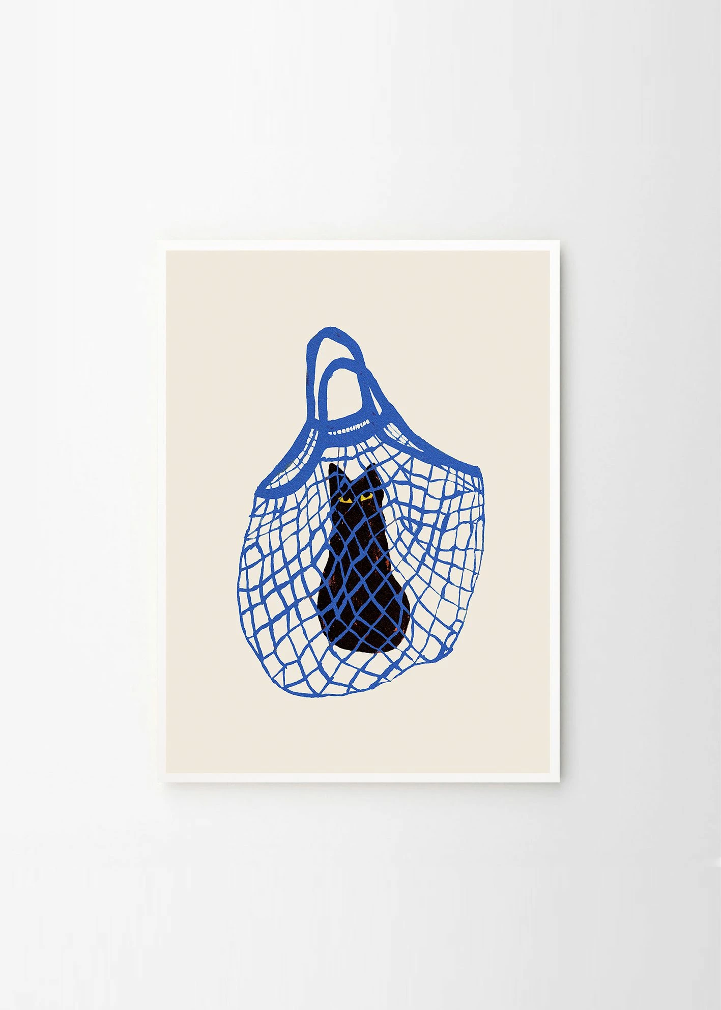 The Poster Club Chloe Purpero Johnson, The Cats in the Bag Print - 50x70cm 5 The Poster Club Chloe Purpero Johnson, The Cats in the Bag Print - 50x70cm