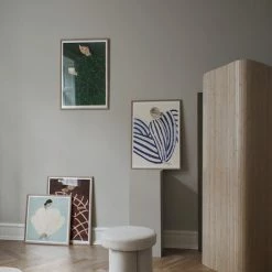 The Poster Club 30 x 40cm Sofia Lind Blue Stripe At Concorde