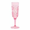 Rice by Rice Acrylic Champagne Flute In Pink