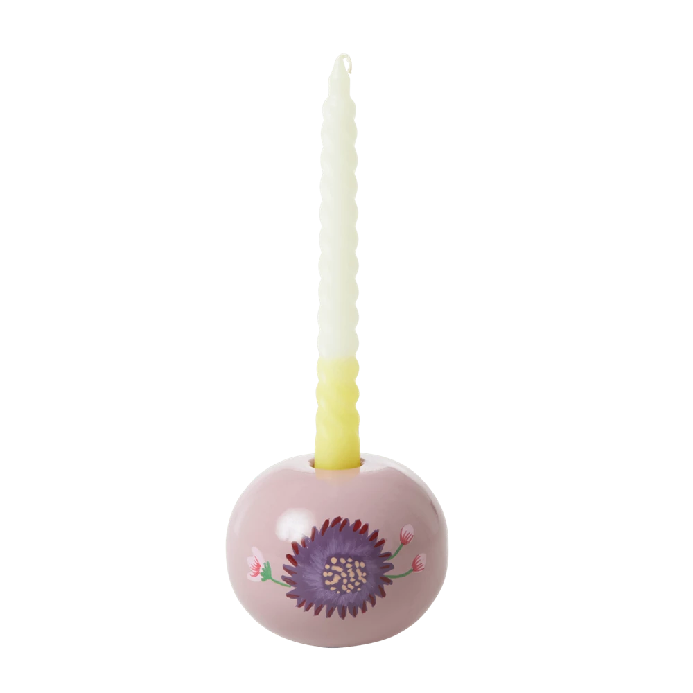 Rice by Rice Lavender Metal Candleholder 4 Rice by Rice Lavender Metal Candleholder