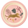 Rice by Rice Piatto Piano Melamina Giungla Rosa 2 Rice by Rice Piatto Piano Melamina Giungla Rosa
