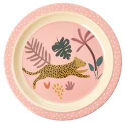 Rice by Rice Piatto Piano Melamina Giungla Rosa