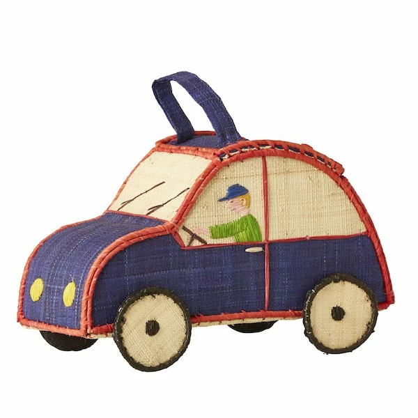 Rice by Rice Raffia Car Shaped Kids Bag 3 Rice by Rice Raffia Car Shaped Kids Bag