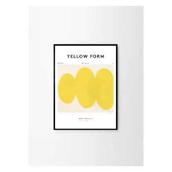 The Poster Club Emma Lawrenson, Yellow Form - 30x40 7 The Poster Club Emma Lawrenson, Yellow Form - 30x40