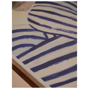 The Poster Club Sofia Lind, Blue Stripe At Concorde - 50x70cm 8 The Poster Club Sofia Lind, Blue Stripe At Concorde - 50x70cm