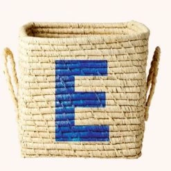 Rice by Rice Cuadrado Rafia Cesta 19 Rice by Rice Cuadrado Rafia Cesta