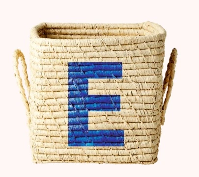 Rice by Rice Cuadrado Rafia Cesta 7 Rice by Rice Cuadrado Rafia Cesta