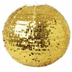 Rice by Rice Gold Sequin Lampshade