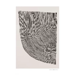 The Poster Club Leise Dich Abrahamsen, Curves - 30x40cm