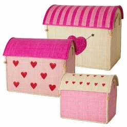 Rice by Rice Raffia Storage Baskets