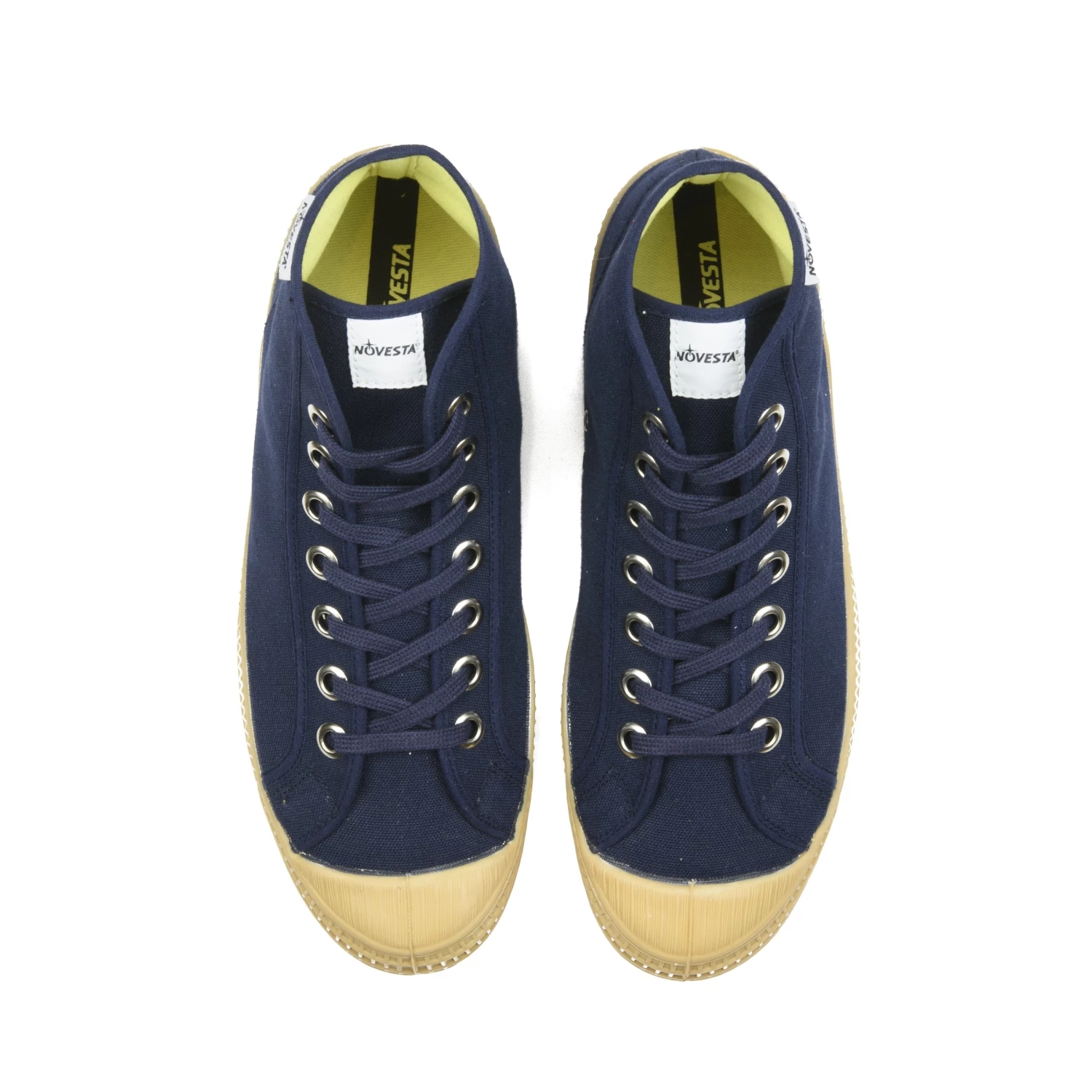 Novesta Star Dribble Hi-Top Plimsolls (Navy/Transparent) 4 Novesta Star Dribble Hi-Top Plimsolls (Navy/Transparent)