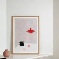The Poster Club Ana Frois, Orange Pendant - 30x40cm