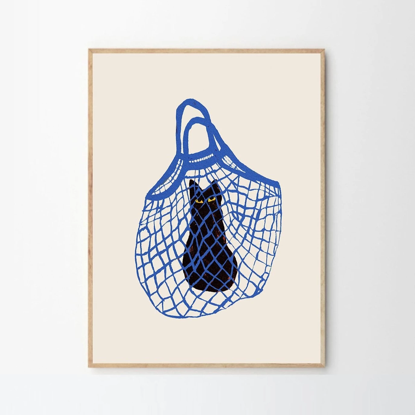 The Poster Club Chloe Purpero Johnson, The Cats in the Bag Print - 50x70cm 3 The Poster Club Chloe Purpero Johnson, The Cats in the Bag Print - 50x70cm