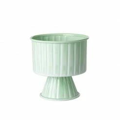 Rice by Rice Sage Green Flower Pot