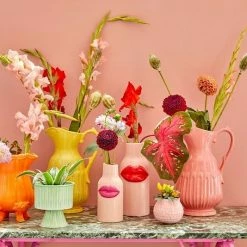 Rice by Rice Sage Green Flower Pot