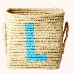 Rice by Rice Cuadrado Rafia Cesta 22 Rice by Rice Cuadrado Rafia Cesta