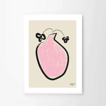 The Poster Club Sofia Freixas Pink Vase Print 30x40cm 8 The Poster Club Sofia Freixas Pink Vase Print 30x40cm