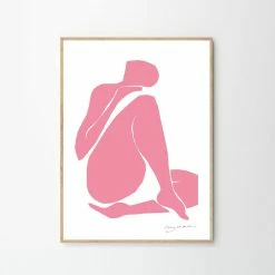 The Poster Club Tiny Stories, Mauve Intimacy - 30x40