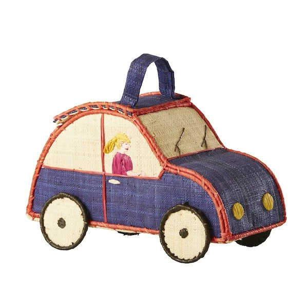 Rice by Rice Raffia Car Shaped Kids Bag 4 Rice by Rice Raffia Car Shaped Kids Bag