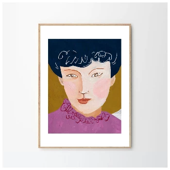 The Poster Club Jaron Su, Taiwanese Lady in 1950s Paris - 30x40cm 3 The Poster Club Jaron Su, Taiwanese Lady in 1950s Paris - 30x40cm