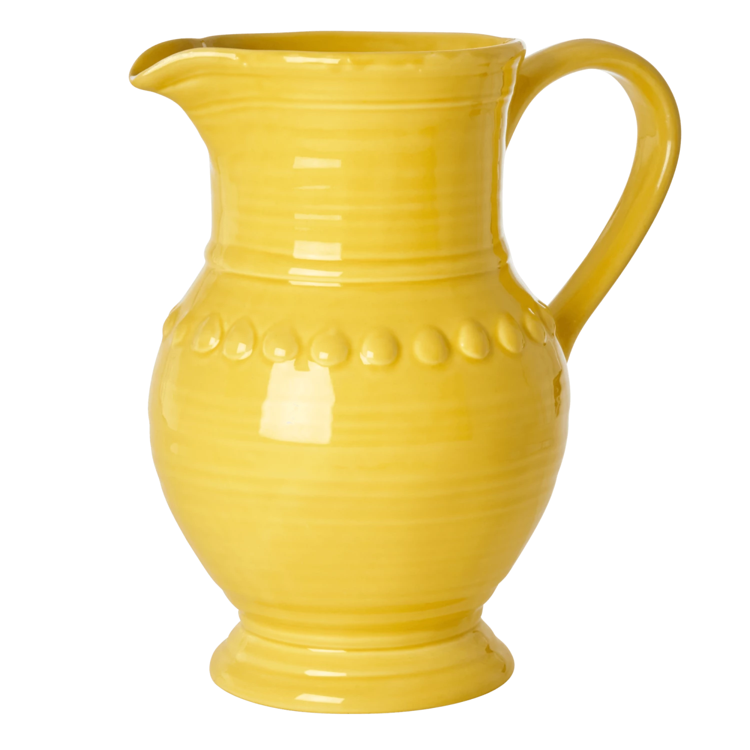 Rice by Rice Large Ceramic Jug in Yellow - 7,9 L. - Extra Large 3 Rice by Rice Large Ceramic Jug in Yellow - 7,9 L. - Extra Large