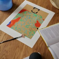 The Poster Club Rosie McGuinness, Pattern Top - 40x50cm