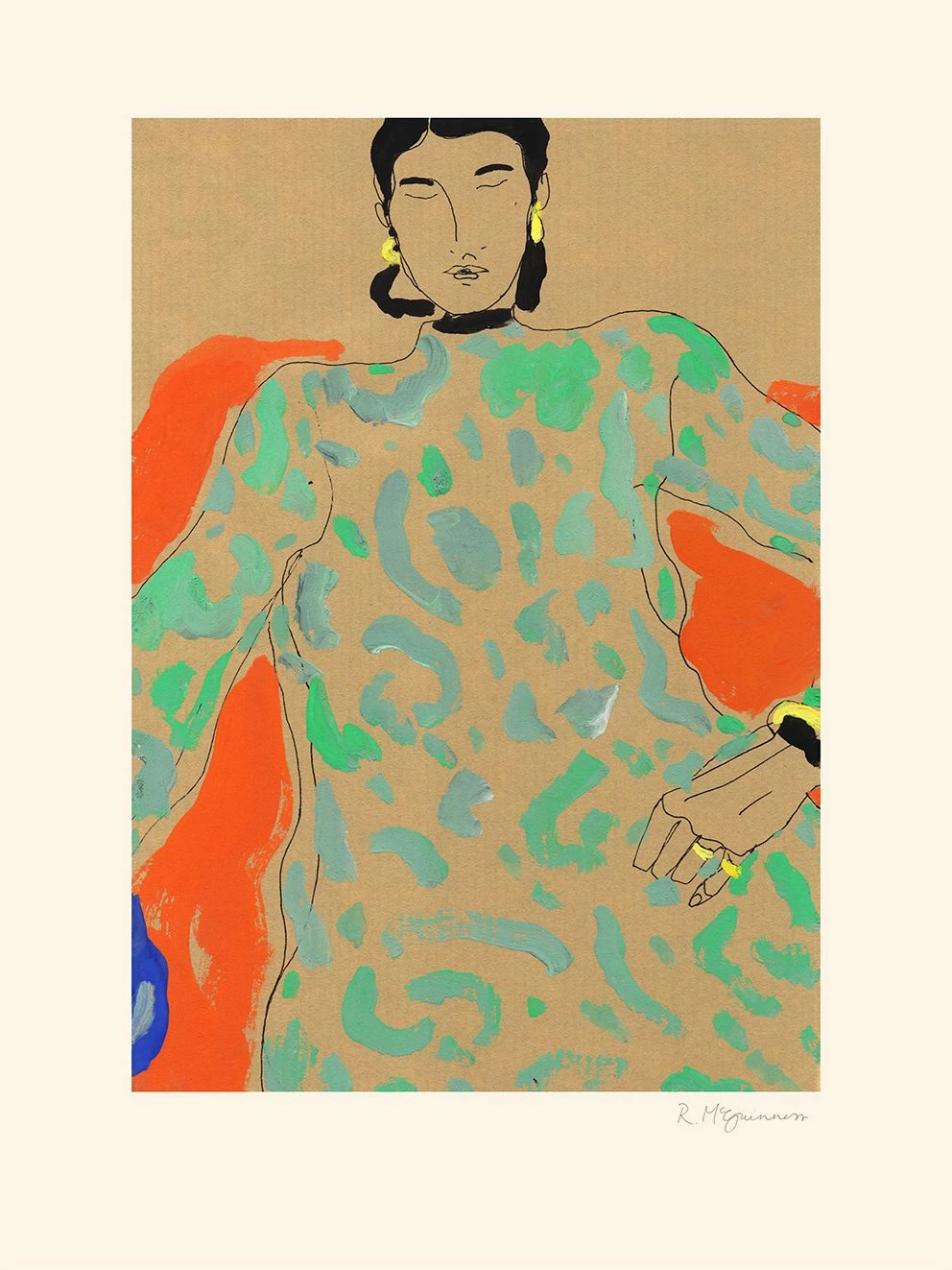 The Poster Club Rosie McGuinness, Pattern Top - 40x50cm 9 The Poster Club Rosie McGuinness, Pattern Top - 40x50cm