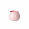 Rice by Rice Pink Metal Flower Pot 2 Rice by Rice Pink Metal Flower Pot