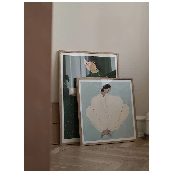 The Poster Club Sofia Lind, Meet me at Jaures - 50x50cm 5 The Poster Club Sofia Lind, Meet me at Jaures - 50x50cm