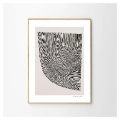 The Poster Club Leise Dich Abrahamsen, Curves - 30x40cm