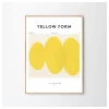 The Poster Club Emma Lawrenson, Yellow Form - 30x40