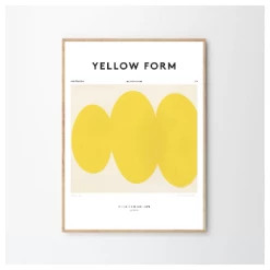 The Poster Club Emma Lawrenson, Yellow Form - 30x40