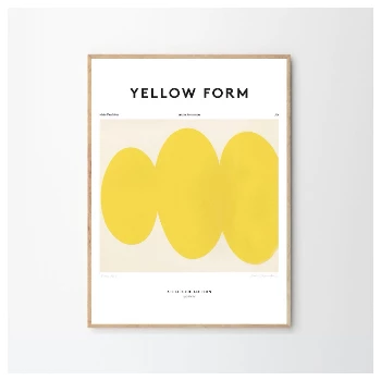 The Poster Club Emma Lawrenson, Yellow Form - 30x40 3 The Poster Club Emma Lawrenson, Yellow Form - 30x40